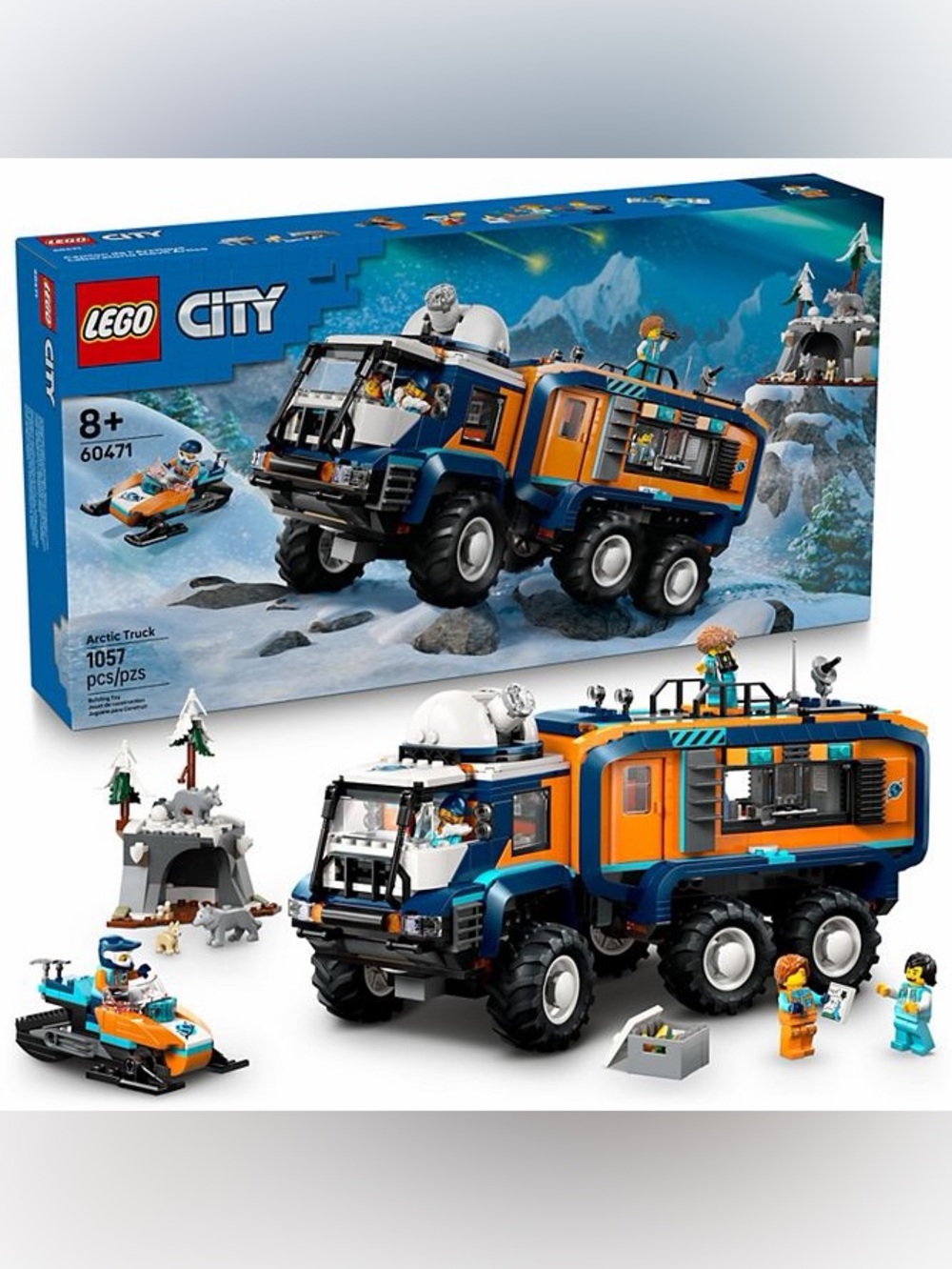 Lego City Arctic Explorer Truck - Orange, Blue & White
